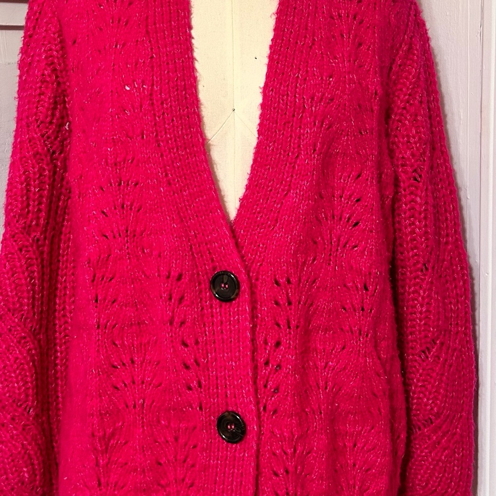 Women's Pink Knit Sweater
